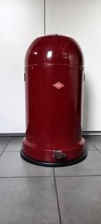 Wesco rode metalen pedaal afvalbak zonder emmer 70 cm hoog, Ophalen, Gebruikt