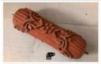 Brocante rubberen batik stempel, 15-17 cm, Rubber, Ophalen of Verzenden