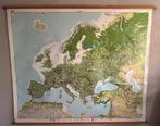 Vintage schoolkaart Europa Wolters Noordhof, Ophalen, Aardrijkskunde