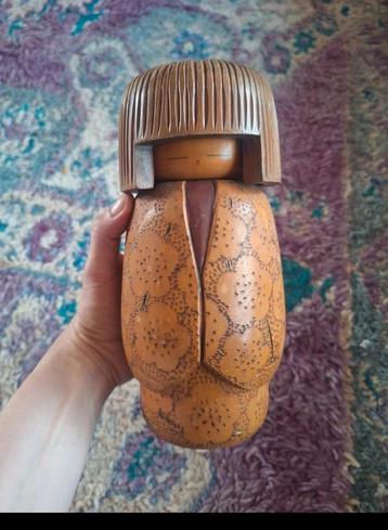 Supergrote vintage kokeshi! Gestempeld yoshio ohtani 29 cm beschikbaar voor biedingen
