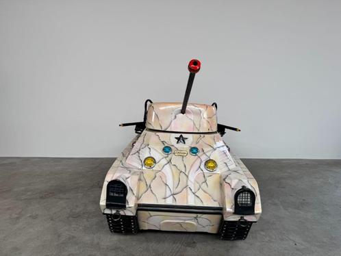 1957 Autopede Tank Type 2 Carrouselvoertuig, Antiek en Kunst, Antiek | Speelgoed, Ophalen