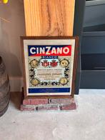 Cinzano Bianco Reclamespiegel Barspiegel Vintage, Ophalen of Verzenden