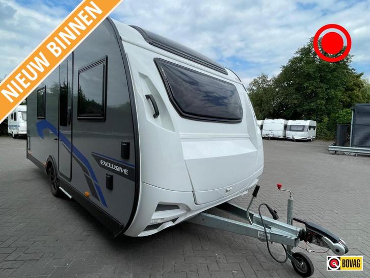 Caravelair Exclusive Line 475 Full options!, Caravans en Kamperen, Caravans, Bedrijf, tot en met 2, Rondzit, Caravelair, Frans bed