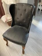 Riviera Maison eetkamerstoelen + bankje, Ophalen, Gebruikt, Twee, Leer