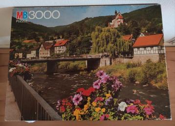 Vintage MB puzzel Weissenbach Zwarte Woud 1980/3000 stukjes. beschikbaar voor biedingen