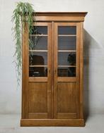 Antieke eiken XL schoolkast vintage boekenkast Art Deco kast, Ophalen of Verzenden