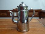 Art deco metalen koffiepot met filter uit Frankrijk, Antiek en Kunst, Antiek | Keukenbenodigdheden, Ophalen of Verzenden