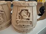 Set van 4 beekers elk met logo, Verzenden, Zo goed als nieuw, Gebruiksvoorwerp