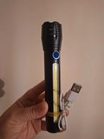 Oplaadbare zaklamp, Ophalen of Verzenden, Zo goed als nieuw, Batterij
