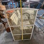 Oude raamkozijn met glas, stalraam, antiek raam, Ophalen of Verzenden