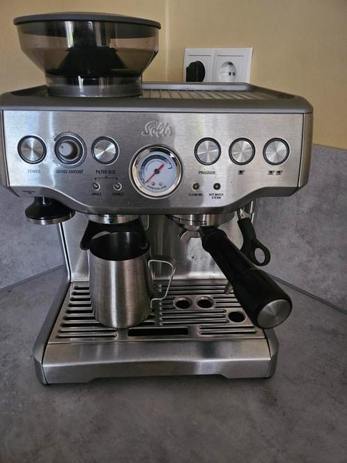 Solis Grind and Infuse Espressomachine, Witgoed en Apparatuur, Koffiezetapparaten, Gebruikt, Koffiebonen, Espresso apparaat, 2 tot 4 kopjes