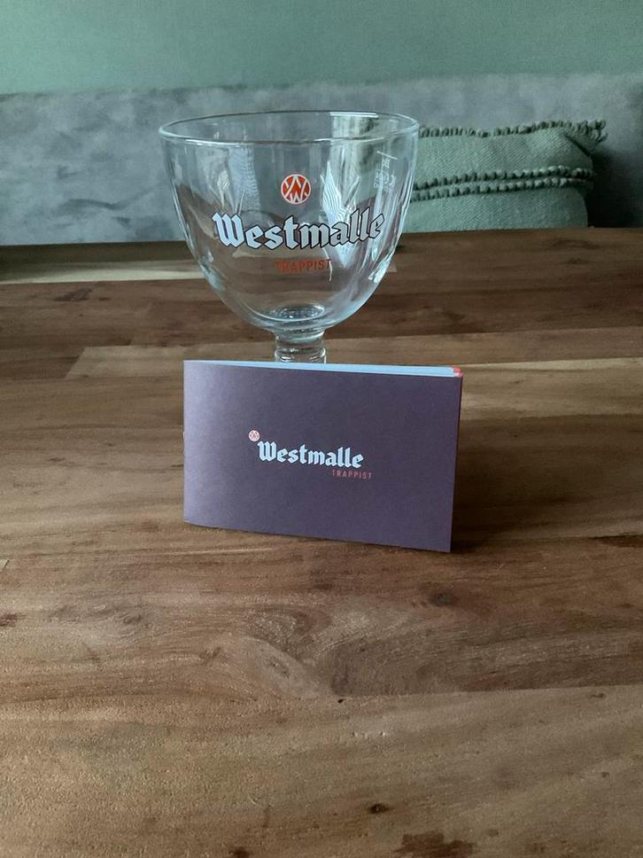 Westmalle Trappist Glas, Verzamelen, Biermerken, Zo goed als nieuw, Glas of Glazen, Overige merken, Ophalen of Verzenden