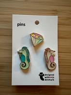 Zeepaardje Pin - Nieuw, Ophalen of Verzenden, Nieuw, Dier of Natuur, Speldje of Pin