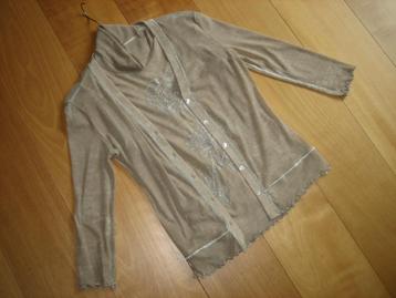 Chique beige-goud kleurige twinset NICE CONNECTION snazzeys beschikbaar voor biedingen