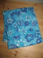 Coupon Blauw /Bloemen Stretch 2,10 cm x 1,60 cm, Overige materialen, 120 cm of meer, Verzenden, Blauw