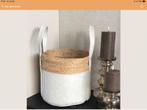 Vilt & Zeegras Opbergmand, Overige materialen, Mand, Rond, Nieuw