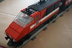 Vintage nette 12 volt Lego trein 7745  met perron en boekje, Kinderen en Baby's, Speelgoed | Duplo en Lego, Ophalen of Verzenden