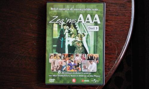 Zeg eens AAA deel 3 compleet, 2disk, origineel, Cd's en Dvd's, Dvd's | Tv en Series, Zo goed als nieuw, Komedie, Boxset, Alle leeftijden