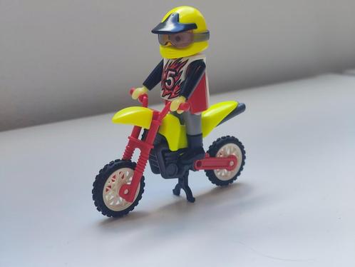 Playmobil Motorfietsset, Kinderen en Baby's, Speelgoed | Playmobil, Gebruikt, Complete set, Ophalen of Verzenden