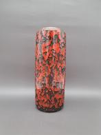 Vintage West Germany Cilinder vaas Scheurich 532-28 Rood, Antiek en Kunst, Antiek | Vazen, Ophalen of Verzenden