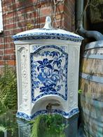 waterreservoir Societe Ceramique Gloxinia in blauw wit, Ophalen of Verzenden