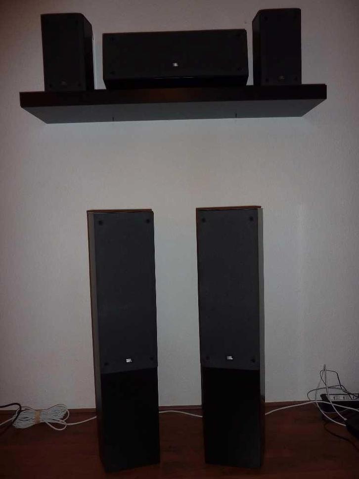 JBL XTi surround set,complete 5.0 luidsprekerset, Audio, Tv en Foto, Luidsprekers, Zo goed als nieuw, Surroundset zonder subwoofer