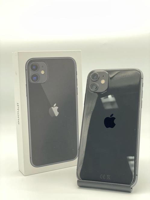 Apple iPhone 11 128GB Zwart – 100% Batterij – Incl Doos &..., Telecommunicatie, Mobiele telefoons | Apple iPhone, Zo goed als nieuw