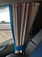 Deens pluche blauw beige zijgordijnen, Auto-onderdelen, Vrachtwagen-onderdelen, Ophalen, Gebruikt, Volvo, Interieur en Bekleding