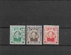 Nederland 1924, NVPH 141 t/m 143, Gestempeld., Verzenden, T/m 1940, Gestempeld