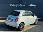 Fiat 500 1.0 Hybrid Launch Ed. *carplay *navi *cruise *16", Auto's, Fiat, Voorwielaandrijving, Gebruikt, Zwart, Leder en Stof