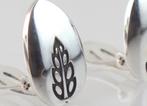 Zilveren oorclips Georg Jensen / Gundolph Albertus, Sieraden, Tassen en Uiterlijk, Antieke sieraden, Ophalen of Verzenden, Zilver