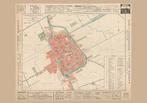 Grote landkaart plattegrond van Delft naar ontwerp uit 1907, Ophalen of Verzenden, 1800 tot 2000, Wereld, Landkaart