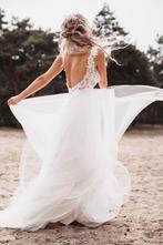 Trouwjurk ladybird boho/classic MT 34/36, Kleding | Dames, Ophalen, Zo goed als nieuw, Wit, Trouwjurk