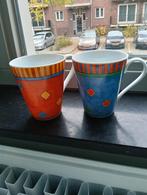 Vintage Koffiemokken Set, Huis en Inrichting, Keuken | Servies, Gebruikt, Keramiek, Ophalen of Verzenden, Overige stijlen