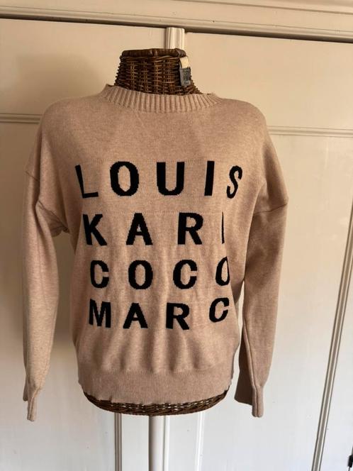 Nieuwe trui met een knipoog maat L, Kleding | Dames, Truien en Vesten, Nieuw, Maat 42/44 (L), Beige, Ophalen of Verzenden