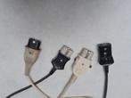 5 vintage aansluitkabel, Ophalen of Verzenden, Gebruikt, Kabel of Snoer