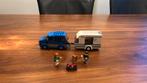 LEGO city set 60117 - auto met camper, Ophalen, Zo goed als nieuw, Complete set, Lego