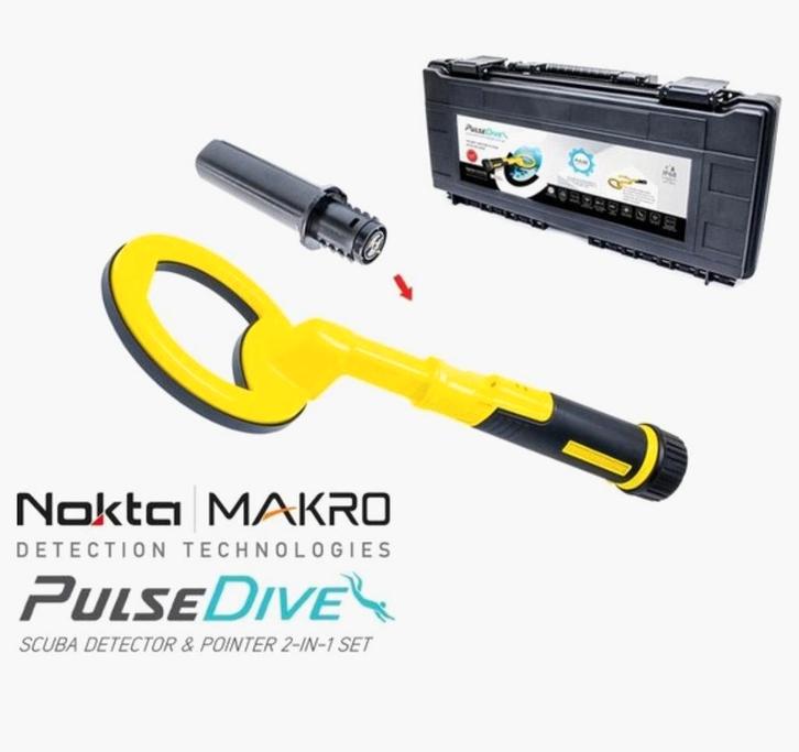 Nokta Makro PulseDive 2-in-1 Scuba Detector & Pointer Set, Hobby en Vrije tijd, Metaaldetectors, Nieuw, 30 cm of minder, Discriminatie metaaldetectie