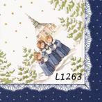 Servetten decoupage/bullet journal – KERST/Winter – L1263, Hobby en Vrije tijd, Knutselen, Verzenden, Nieuw, Materiaal