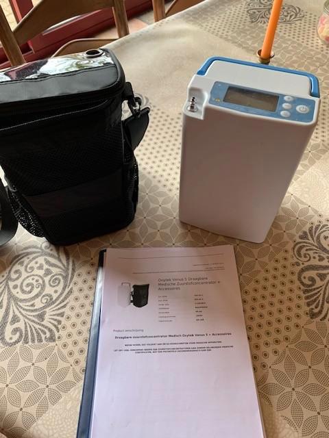 Draagbare Medische Zuurstofconcentrator, Diversen, Verpleegmiddelen, Zo goed als nieuw, Ophalen of Verzenden