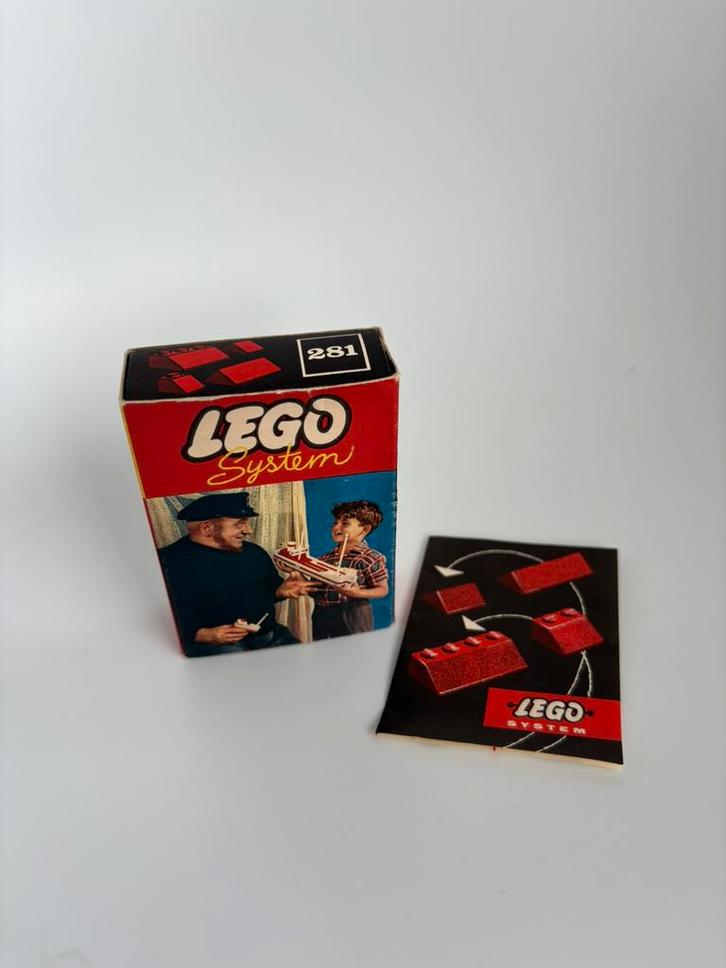 LEGO System 281 uit 1959 Deense uitgave., Kinderen en Baby's, Speelgoed | Duplo en Lego, Zo goed als nieuw, Lego, Ophalen of Verzenden