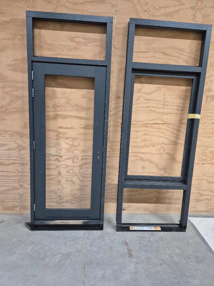 Deur en draaikiepkozijn set, Doe-het-zelf en Verbouw, Kozijnen en Schuifpuien, Nieuw, Deurkozijn, Hout, 225 cm of meer, 75 tot 150 cm