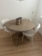 Ronde eettafel 1.20, Huis en Inrichting, Complete eetkamers, Ophalen, Nieuw, Landelijk, 4 tot 6 stoelen