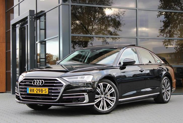 Audi A8 50TDI quattro | B&O | Luchtvering | Pano | Stoelvent, Auto's, Audi, Bedrijf, Te koop, A8, 360° camera, 4x4, ABS, Achteruitrijcamera