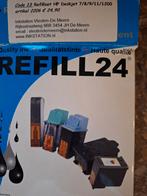 HP Deskjet Refillset 7/8/9/11/1200, Computers en Software, Printerbenodigdheden, Ophalen of Verzenden, Gebruikt, Cartridge, HP