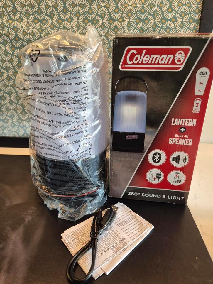 Coleman Lantaarn met Speaker, Caravans en Kamperen, Kampeeraccessoires, Nieuw, Ophalen of Verzenden