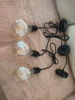 Industriële Hanglamp met Grote Bollen, Ophalen, Gebruikt, Glas, Minder dan 50 cm