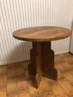 Mooi eiken bijzet tafeltje doorsnee 50 cm, Antiek en Kunst, Antiek | Meubels | Tafels, Ophalen