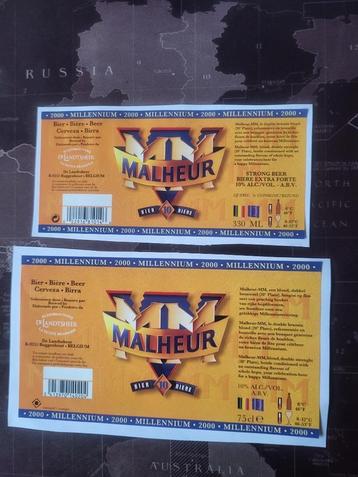 BIERETIKETTEN-E107- DE LANDTSHEER / BELGIE/2x2000 !! beschikbaar voor biedingen