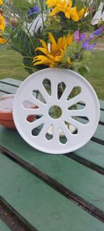 Mooie witte porseleinen treef, Ophalen of Verzenden